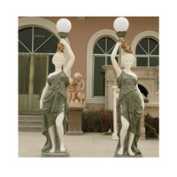 Statue en marbre de la Grèce antique faite à la main grandeur nature personnalisée sculpture sur pierre sculptures de jardin statue Buudha blanche