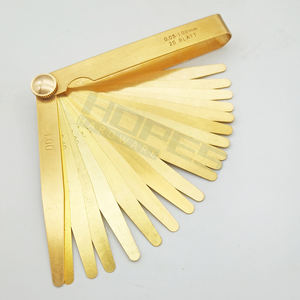 पीतल 13 पीसी 20 पीसी 20 पीसी 0.05-1.00 मिमी मोटाई फेलर गेज के बिना चुंबकीय गैर-स्पार्क प्लग मापने उपकरण - Product Image 3