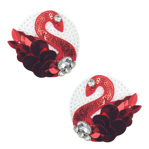 Pezoneras de Silicona para el Día de San Valentín con Decoración de Diamantes, Diseño de Cisne, para un Uso Íntimo y Encantador - Product Image 5