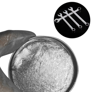 Pigment métallique argenté scintillant en pâte d'aluminium scintillante pour <span class=keywords><strong>peinture</strong></span> plastique - Product Image 2