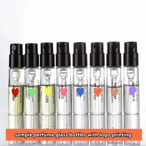 Usine 1ml 1.2ml 1.5ml 1.8ml 2ml 2.5ml Testeur d'échantillon Vaporisateur de parfum en verre