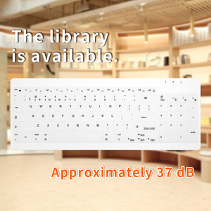 Nuevo Teclado Médico de Silicona Inalámbrico USB Tipo-C, Lavable, Esterilizable, Industrial, para Hospital, con Tres Modos, Resistente al Agua IP68 - Product Image 5