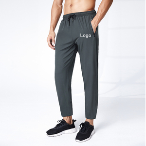 Erkek yaz Sweatpants çabuk kuruyan gevşek artı boyutu hafif streç fermuar Fly koşu Sweatpants - Product Image 1