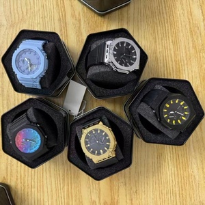 Montres de sport à <span class=keywords><strong>bracelet</strong></span> en plastique série <span class=keywords><strong>G</strong></span>, très vendues, <span class=keywords><strong>pour</strong></span> Ga2100 Ga5600 Gm2100 Ga110, étanches, montres <span class=keywords><strong>pour</strong></span> hommes - Product Image 3