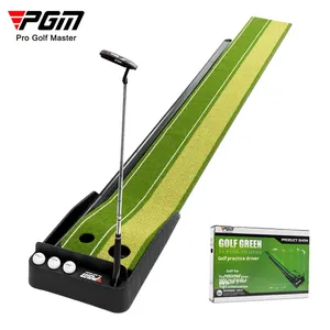 Tapis <span class=keywords><strong>de</strong></span> putting <span class=keywords><strong>de</strong></span> golf professionnel pour intérieur et extérieur, gazon artificiel réaliste, base antidérapante pour l'entraînement à la maison ou au bureau - Product Image 1
