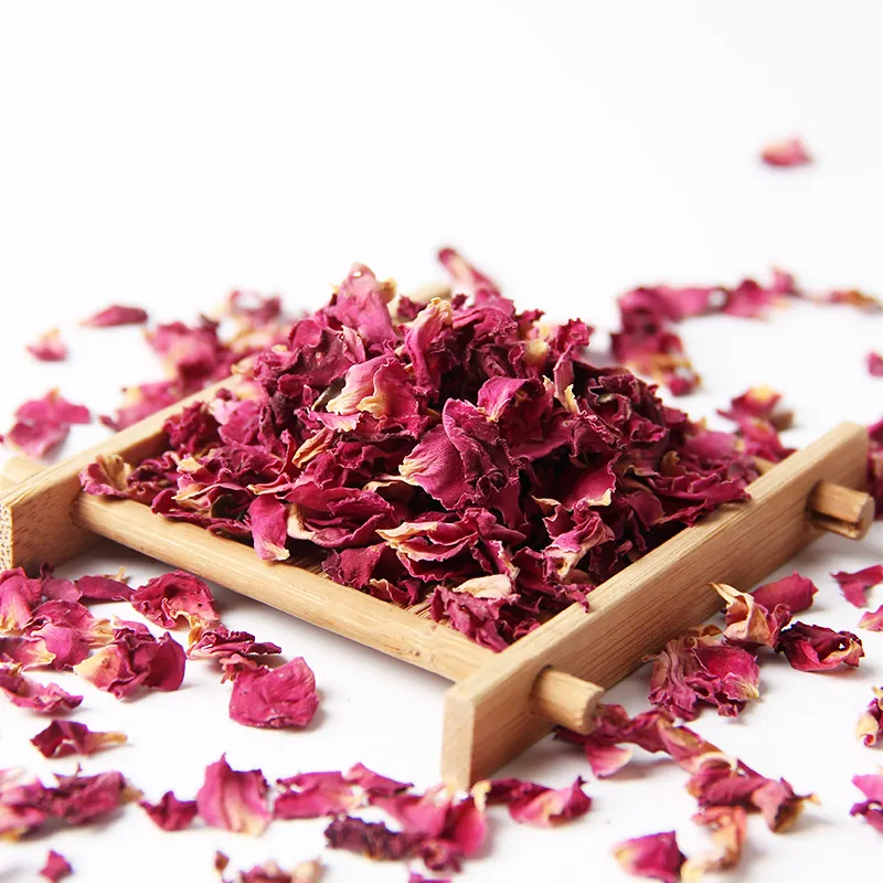 Nol aditif alami kering kecil kelopak mawar teh mawar kering kue Herbal lilin pernikahan kerajinan Sabun pembuat minyak esensial