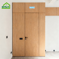 Porte invisible moderne, design caché, cadre composite de haute qualité, utilisation intérieure pour villa, hôtel, salon, appartement, manuel