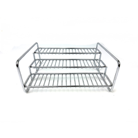 Organisateur de bouteilles d'assaisonnement à trois niveaux pour cuisine domestique, étagère de rangement multifonctionnelle pour comptoir de salle de bain
