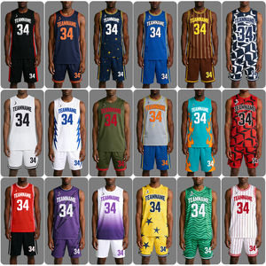 Uniformes de Baloncesto Personalizados con Logotipo, <span class=keywords><strong>Pantalones</strong></span> Lisos, Último Diseño 2025, Sublimación de Alta Calidad, Conjunto de Uniforme de Baloncesto <span class=keywords><strong>NBA</strong></span> para Hombre - Product Image 3