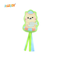 Jouet en peluche pour chat Famipet, nouveau design printanier coloré et mignon, doux, à effet froissé, avec herbe à chat, fabriqué sur mesure