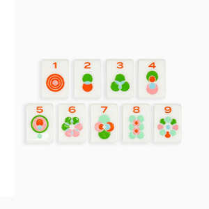 Set di Mahjong Americano con Tessere in Acrilico Melamminico MJ0079 per 4 Giocatori, <span class=keywords><strong>Domino</strong></span> Occidentale, Giochi d'Azzardo per Intrattenimento - Product Image 3