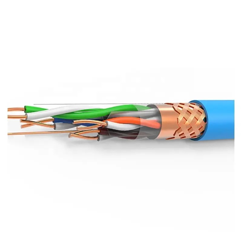 Made In China Utp Code Cat6 24awg SFTP Cable Colores Network Cables Manufacturers
