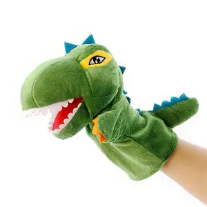 Individuelles Kinder-Plüschtied weiche gefüllte Tiere Dinosaurier Drachen Handpuppe für Kinder Puppentheater