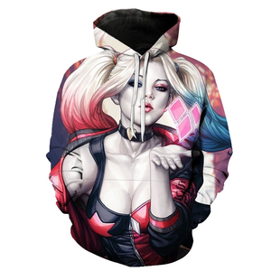Sudadera con Capucha Joker Impresa en 3D, de Poliéster Sostenible, para Hombre, Informal, Divertida, Personalizada, Estilo Urbano - Product Image 6