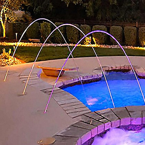 <span class=keywords><strong>Fontaine</strong></span> à jet laminaire scintillante sous-marine LSL pour hôtel, petite, musicale, modulaire, en acier inoxydable 304, RGB - Product Image 2