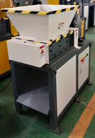 Broyeur de déchets plastiques à double arbre en acier inoxydable EB600, déchiqueteur de déchets électroniques et de disques durs, machines de broyage de plastique