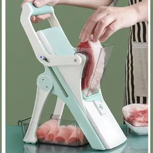 Handmatige Vleessnijmachine Voor Rundvlees Schapenvlees Roll Vlees Groente Fruitsnijder Chopper Snijmachine Voor Keuken En Thuis Hotpot