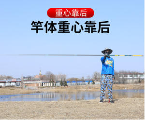 <span class=keywords><strong>Canne</strong></span> à Pêche Télescopique en <span class=keywords><strong>Carbone</strong></span> Super Dure 3.6m-12m 20H 19 Actions pour la Pêche en Lac et Rivière Spécialité Carpe de Taïwan - Product Image 2