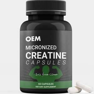 Cápsulas de Creatina Monohidrato Micronizada OEM/ODM, Aptas para Dieta Keto, Suplemento para Gimnasio, Cápsulas de Creatina para Antes del Entrenamiento y Apoyo Muscular - Product Image 5