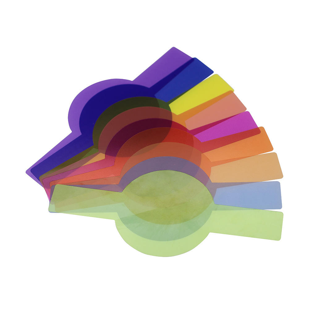 Placas circulares de colores