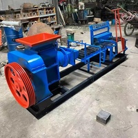 Máquina de fabricación de ladrillos sólidos de arcilla roja de China, maquinaria de fabricación de ladrillos de arcilla pequeña, máquina Briques Geobeton