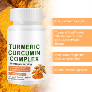 VitaHall Curcuma e Curcumina Extra Forte - Antiossidante, Migliora la Densità Ossea, Supporto per Articolazioni e Digestione, 60 Capsule - Product Image 3