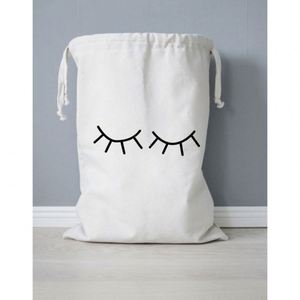 Sacs de rangement en toile écologiques personnalisables avec logo pour jouets et linge, vente en gros en vrac - Product Image 3