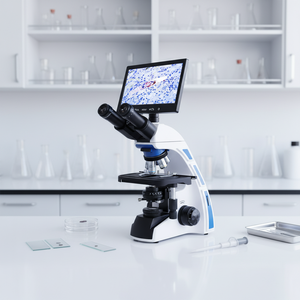 <span class=keywords><strong>Microscopio</strong></span> Biológico de Laboratorio, <span class=keywords><strong>Microscopio</strong></span> Electrónico Digital Trinocular para Reparación Móvil y Odontología con Pantalla LCD - Product Image 1