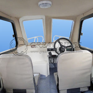 Prezzo di fabbrica diretto produttore 17.6FT/ 5.38 metri piccola barca da pesca in vetroresina con motore fuoribordo - Product Image 3