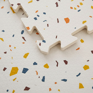 Fournisseur OEM ODM Tapis de jeu en EVA à motifs de terrazzo, à emboîtement, stratifié, imperméable, isolant thermique pour la décoration de la maison des bébés - Product Image 1