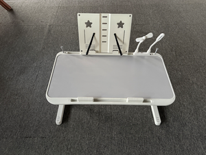 批发床头书桌升降折叠懒人学生宿舍学习电脑桌多功能卧室收纳桌 - Product Image 2