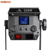 Kdbao 300W Lumière Vidéo LED Dimmable en Continu 2800-6800K Lampe de Photographie Lumière du Jour pour YouTube Live, Éclairage d'Appoint pour Studio Photo en Aluminium