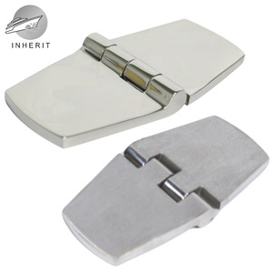Heritage Metal 76x38 Holeless Welded Hinge 4mm Thick Soft Closing <b>Door</b> Hinge 180 Degree Opening Angle - Product Image 2