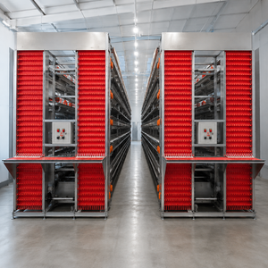 Sistema de Jaulas Tipo H para 50.000 Pollos con Alimentación Automática, Riego, Recolección de Huevos y Gestión de Estiércol - Product Image 1