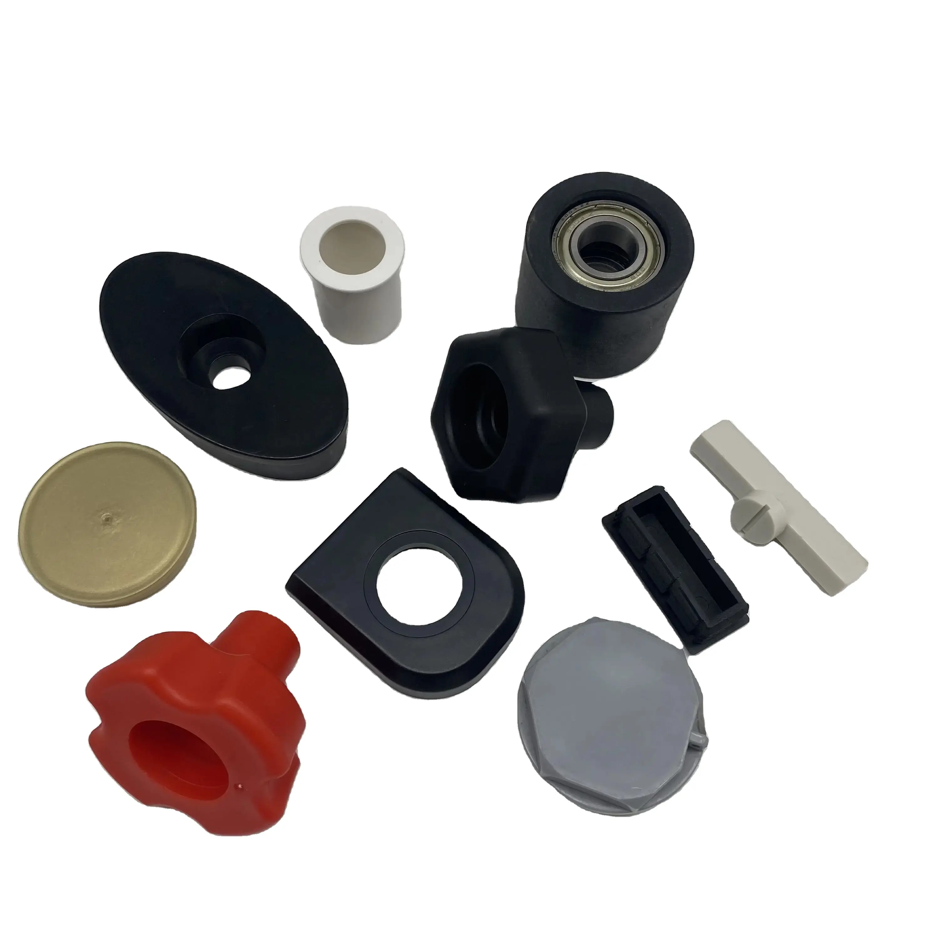 Fabricación de piezas de inyección de plástico pequeñas personalizadas con forma de Diseño Popular Piezas de moldeo por inyección ABS PP