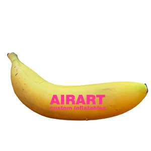 Balão inflável de banana modelo de fruta gigante vívido