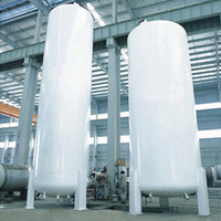 Réservoir de stockage d'azote liquide cryogénique vertical de 10 000 l, réservoir d'hydrogène cryogénique