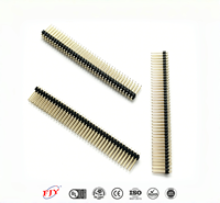 Conector de alimentación para placa PCB ecológico de 2.0mm de paso, 2x40, 80 pines, doble fila, macho, vertical 180°, 9T DIP, de montaje a través de orificio