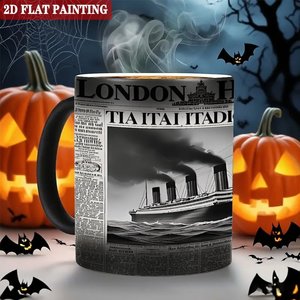 Frosted Black <b>Ceramic</b> Mug 11oz Heat Color Changing Sublimation <b>Cup</b> - Product Image 6