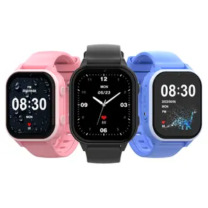 2023 Fashion 4G Android Kids Smart Watch Camera Video Calling Blue Pink Black IP67 Waterproof GPS Tracker Kids Smart Watch