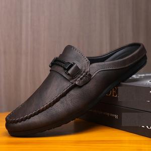 Chaussures habillées légères pour hommes Chaussures décontractées plates en cuir respirant avec semelle Oxford Chaussures confortables à semelle souple <span class=keywords><strong>tendance</strong></span> pour hommes - Product Image 2