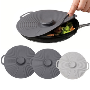 <span class=keywords><strong>Tapa</strong></span> Universal de Silicona de Grado Alimenticio para Ollas con Doble Asa, Cubierta Multifuncional <span class=keywords><strong>Antisalpicaduras</strong></span> y Hermética para Alimentos - Product Image 2