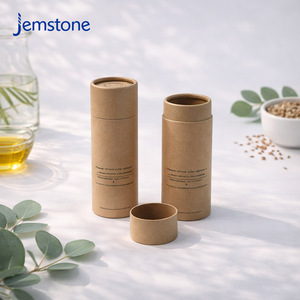 จีนจัดหาบรรจุภัณฑ์ทรงกระบอกทำจากกระดาษคราฟท์รักษ์โลกสำหรับผลิตภัณฑ์ดูแลสุขภาพและโภชนาการ บรรจุภัณฑ์หลอดกระดาษพิมพ์ลายสำหรับชาและกาแฟ - Product Image 4