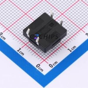 SMG-12-H080A1 Tactile Switch Through hole Component (THT)-4P,12x12mm Switch Single Pole Single Throw Round Button 2.5N 12mm - Product Image 2