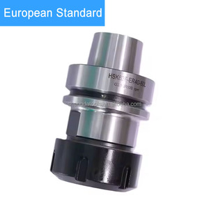 مقبض تثبيت CNC متوازن G2.5 بسرعة 25000 دورة في الدقيقة، حامل أداة طحن HSK63F، مقبض تثبيت ER20 ER32 ER40 لماكينة CNC - Product Image 1