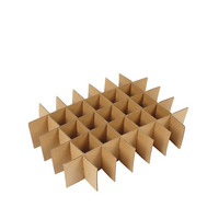 Carton ondulé brun pour déménagement, boîte d'emballage pour 6, 12 ou 24 bouteilles de vin avec papier de séparation