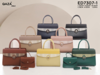 Sac à main QAZA en cuir PU de haute qualité, motif tressé, grand sac fourre-tout élégant pour femme, nouvelle collection 2026