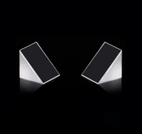 Prisme triangulaire équilatéral optique de bonne qualité d'usine K9 BK7 prisme de réflexion à angle droit enduit