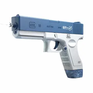 아이들을위한 전기 물총 장난감 2023 새로운 야외 어린이 디자인 슈팅 게임 권총 어린이 장난감 성인을위한 자동 물총 장난감