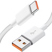 Kabel USB-A Tipe-C Transmisi Stabil untuk Pengisian Daya Ponsel, Earphone, Komputer, Set Kabel Data Perjalanan Tembaga Murni